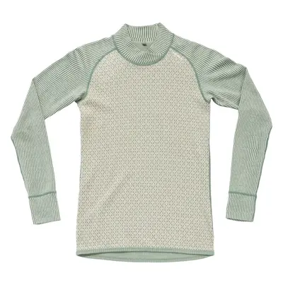 Devold Kvitegga Merino 230 Cross Neck Damen Merinoshirt raw white M