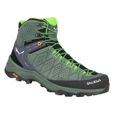 Salewa Alp Trainer 2 Mid GTX Boot Herren Trekkingschuh raw green/pale frog UK 8,5