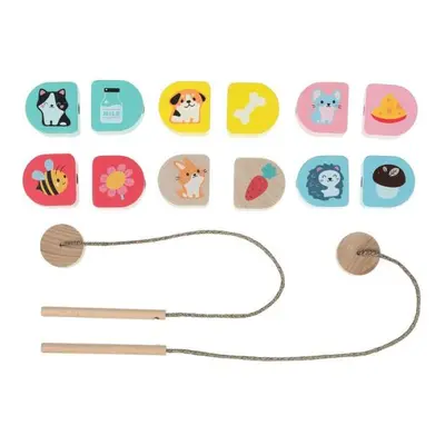 CUBIKA 15566 Was wir essen - Bespannungsset - 14 Holzteile