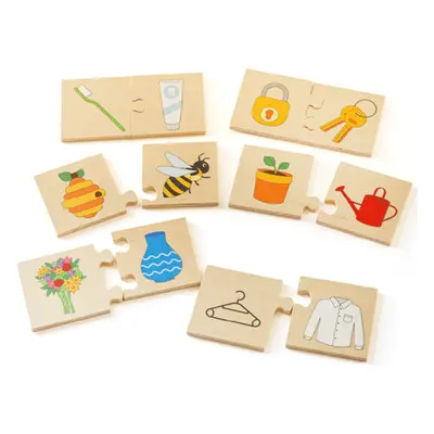 Bigjigs Toys Didaktisches Puzzle Was zusammengehört