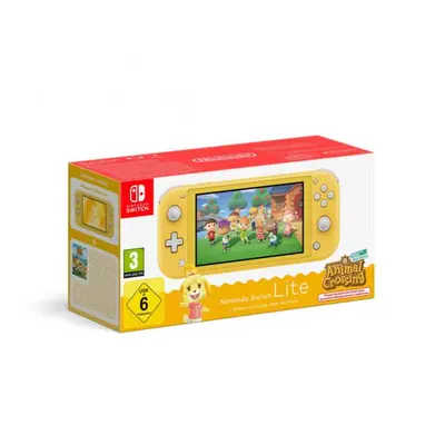 Nintendo Switch Lite Gelb + ACNH-Bundle